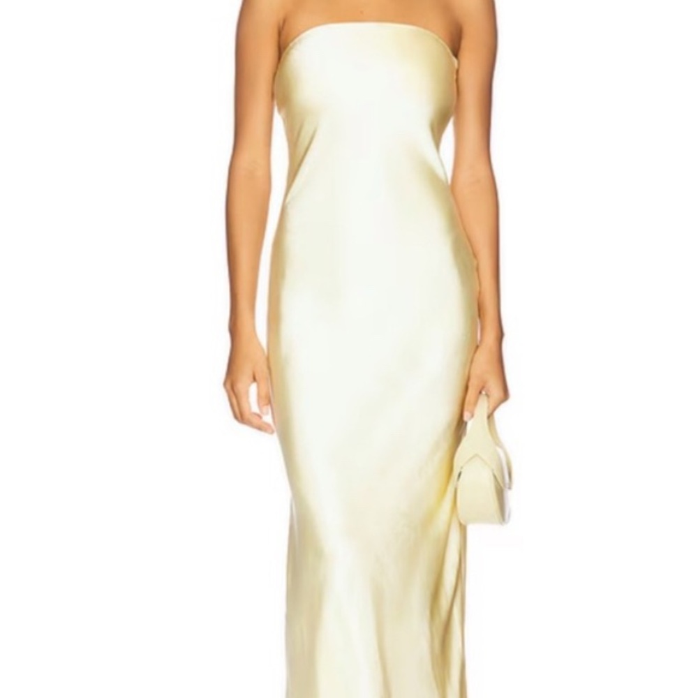 SNDYS x REVOLE Angelina Neck Tie Maxi Dress